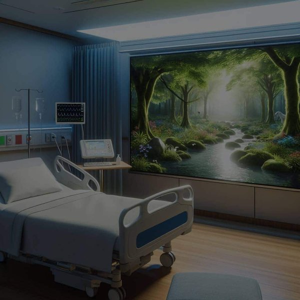 Can Exposure to Virtual Nature Scenes Reduce Stress in Hospitalized Patients?
