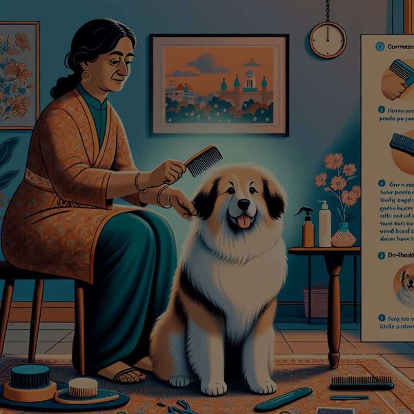 What's the Best Technique for Brushing a Dog with Double Coat?