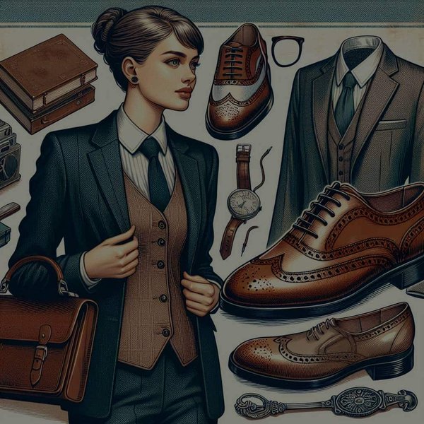 What is the Best Way to Incorporate Vintage Inspired Brogues into a Female Work Wardrobe?